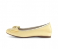 Gabor Damen Eleganter Ballerina Gelb - Glattleder