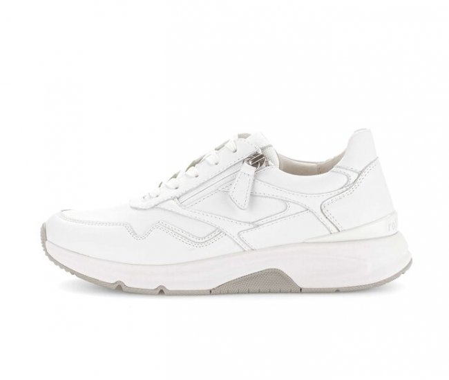 Gabor Damen Sneaker Low Weiß - Glattleder