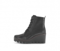 Gabor Damen Plateau Stiefelette Schwarz - Glattleder