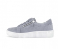 Gabor Damen Sneaker Low Grau - Rauleder