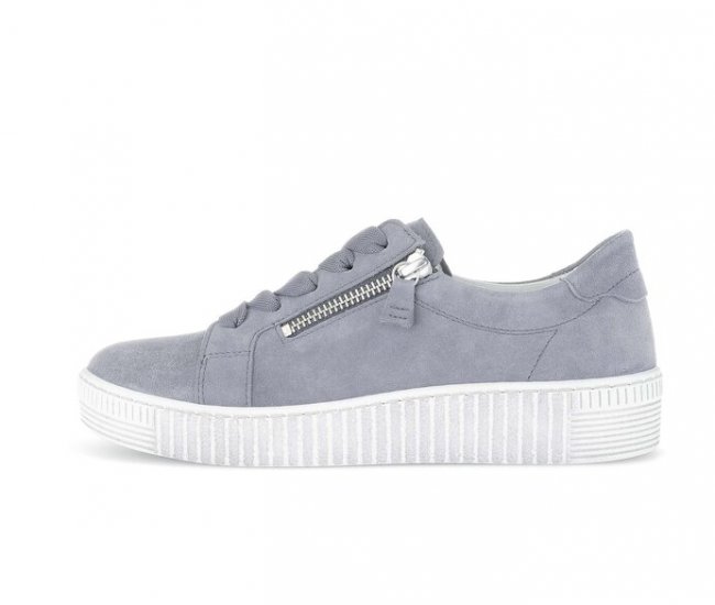 Gabor Damen Sneaker Low Grau - Rauleder