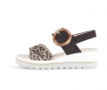Gabor Damen Plateau Sandale Schwarz - Rauleder