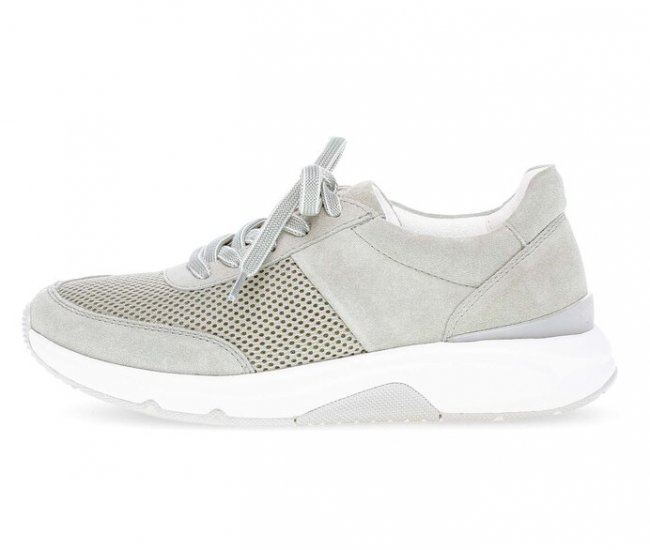 Gabor Damen Sneaker Low Grün - Materialmix Leder/Lederimitat