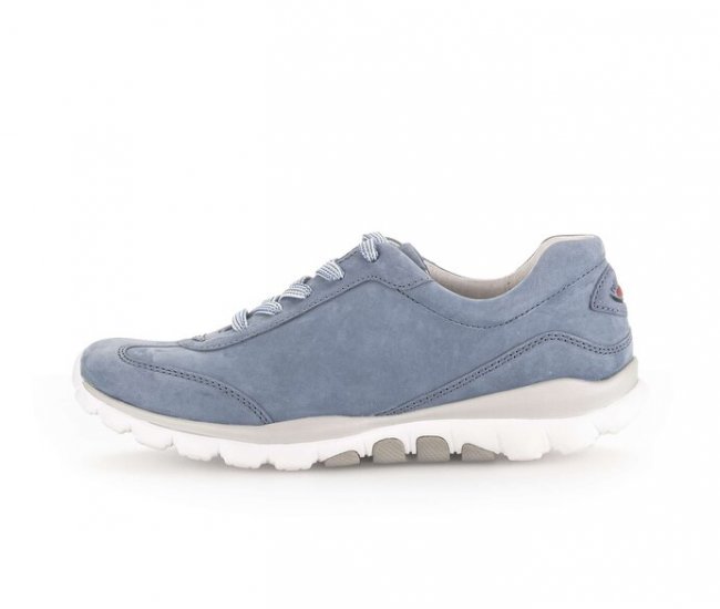 Gabor Damen Sneaker Low Blau - Rauleder
