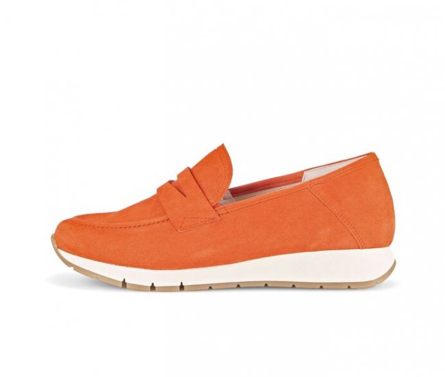 Gabor Damen Slipper Orange - Rauleder