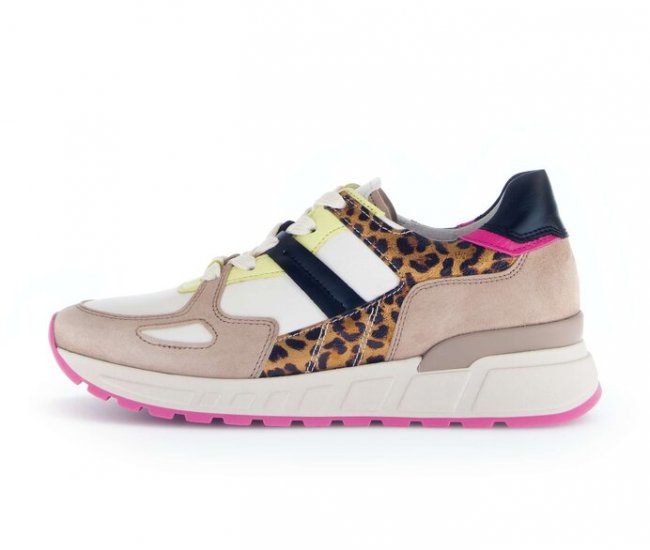 Gabor Damen Sneaker Low Multicolour - Materialmix Leder