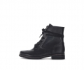Gabor Damen Schnürstiefelette Schwarz - Glattleder