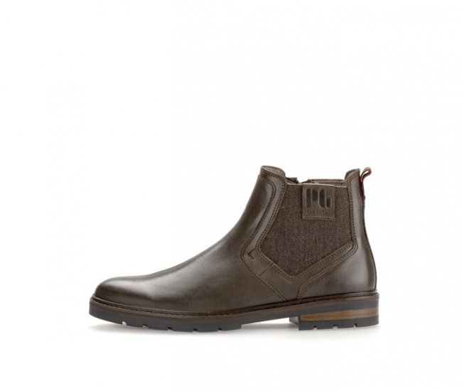 Pius Gabor Herren Chelsea Boot Braun - Glattleder