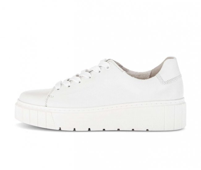 Gabor Damen Sneaker Low Weiß - Glattleder