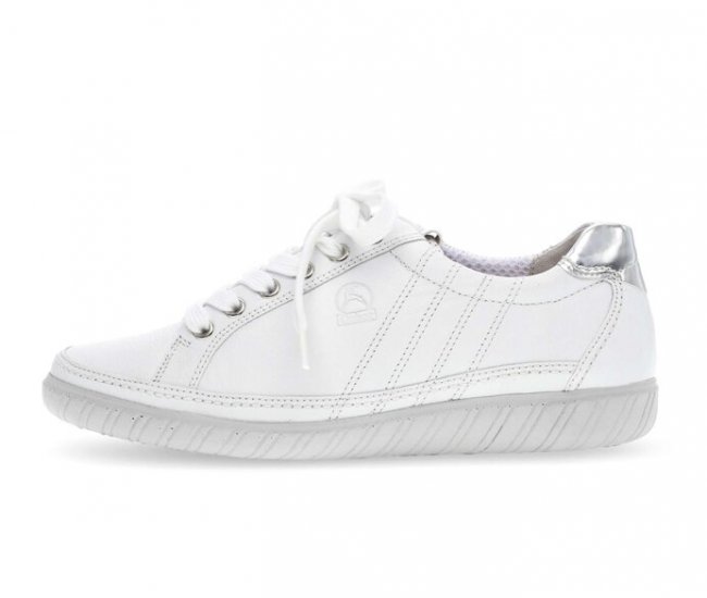 Gabor Damen Sneaker Low Weiß - Glattleder