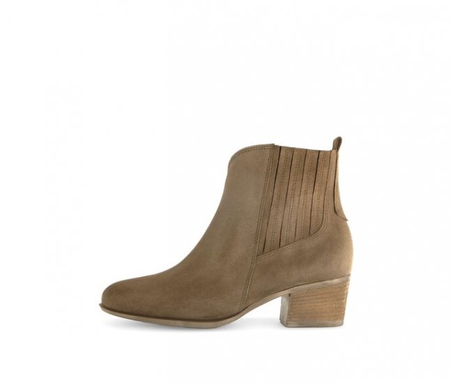 Gabor Damen Cowboy Boots Braun - Rauleder