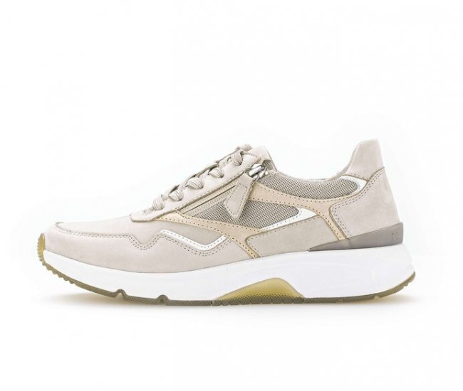 Gabor Damen Sneaker Low Beige - Rauleder