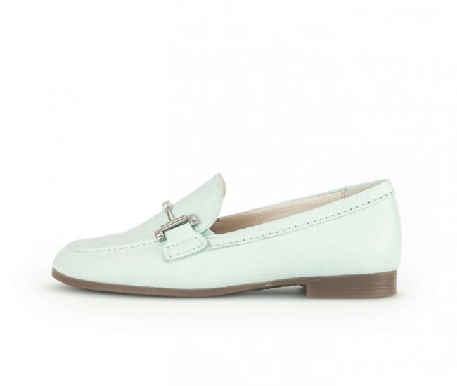Gabor Damen Slipper Grün - Glattleder