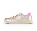 Gabor Damen Sneaker Low Gold - Materialmix Leder