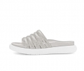 Gabor Damen Pantolette Silber - Lederimitat