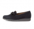 Gabor Damen Slipper Blau - Rauleder