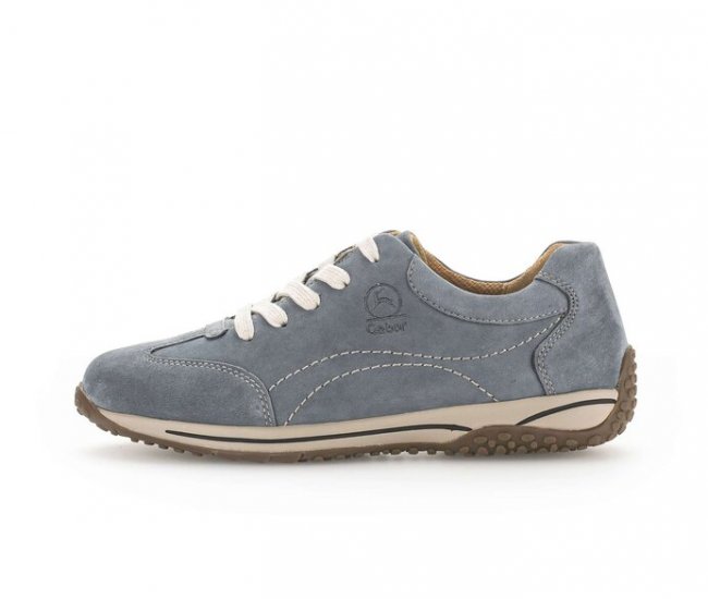 Gabor Damen Sneaker Low Grau - Rauleder
