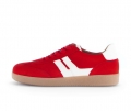 Gabor Damen Sneaker Low Rot - Materialmix Leder