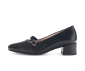 Gabor Damen Spangenpumps Schwarz - Glattleder