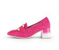 Gabor Damen Hochfrontpumps Pink - Rauleder