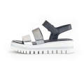 Gabor Damen Plateau Sandale Multicolour - Materialmix Leder
