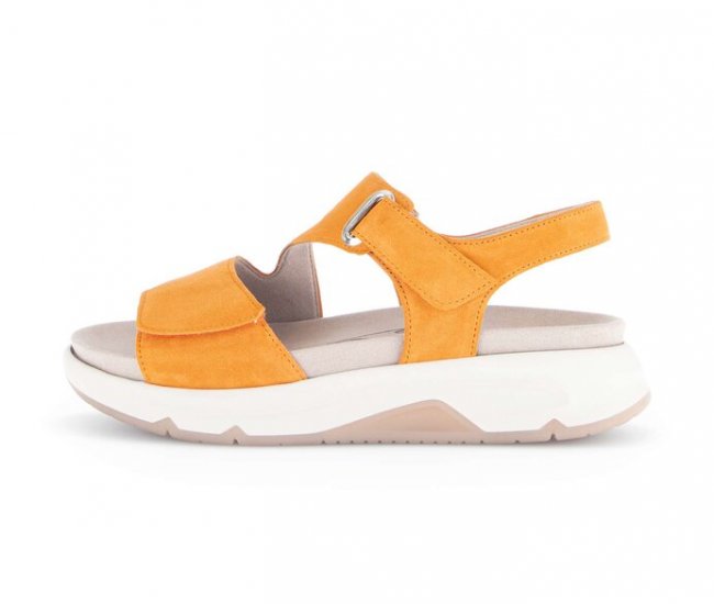 Gabor Damen Trekkingsandale Orange - Rauleder