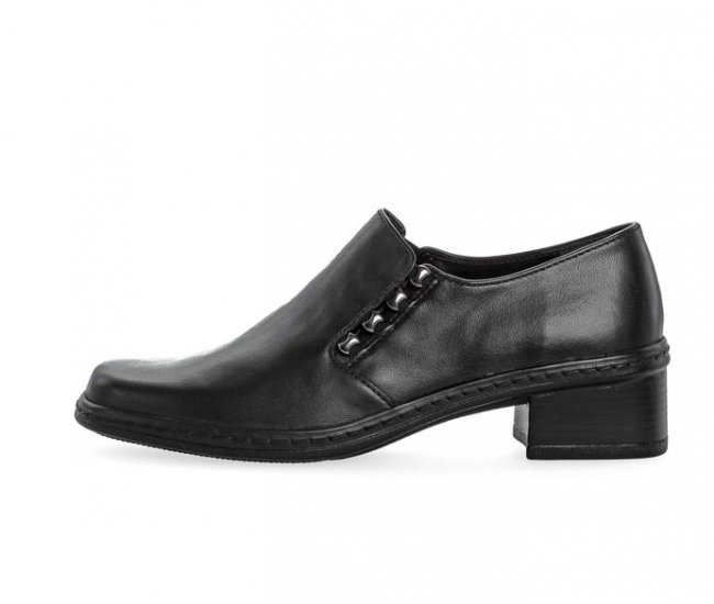 Gabor Damen Slipper Schwarz - Glattleder