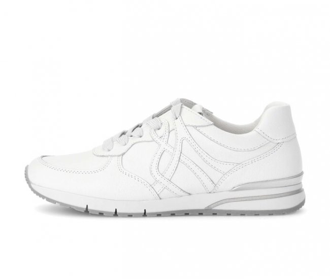 Gabor Damen Sneaker Low Weiß - Glattleder