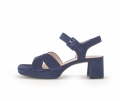 Gabor Damen Plateau Sandale Blau - Rauleder