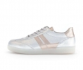 Gabor Damen Sneaker Low Silber - Effektleder