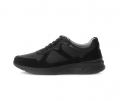 Gabor Herren Rollingsoft Sneaker Low Schwarz - Materialmix Leder
