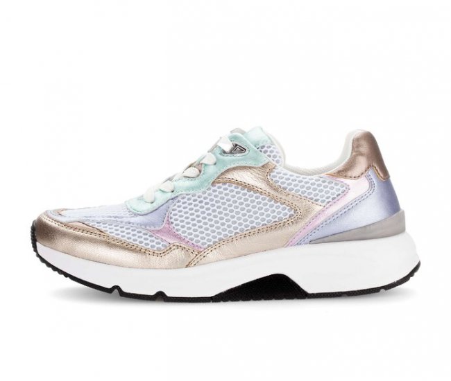 Gabor Damen Sneaker Low Multicolour - Materialmix Leder/Lederimitat