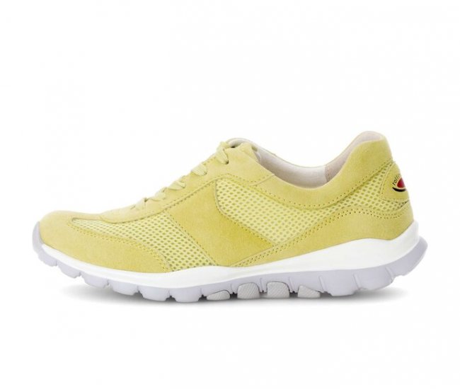 Gabor Damen Sneaker Low Gelb - Lederimitat