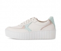 Gabor Damen Sneaker Low Weiß - Materialmix Leder