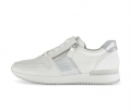Gabor Damen Sneaker Low Weiß - Materialmix Leder