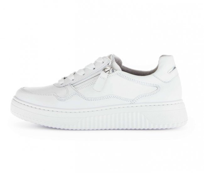 Gabor Damen Sneaker Low Weiß - Glattleder