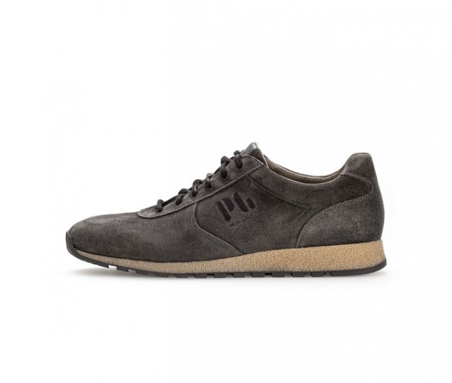 Pius Gabor Herren Sneaker Low Grau - Rauleder