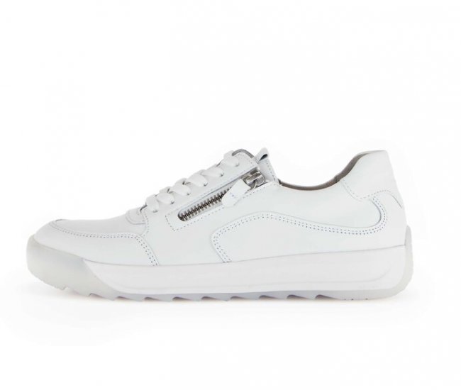 Gabor Damen Sneaker Low Weiß - Glattleder