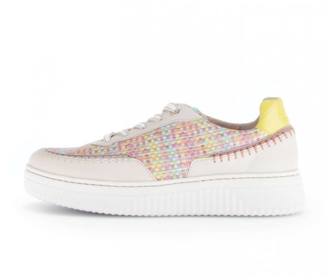 Gabor Damen Sneaker Low Multicolour - Materialmix Leder/Lederimitat