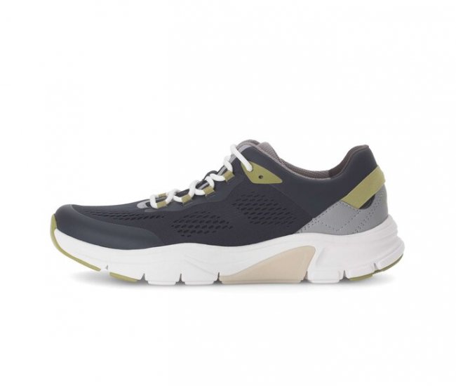 Gabor Herren Rollingsoft Sneaker Low Blau - Textil