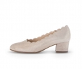 Gabor Damen Eleganter Pumps Beige - Effektleder