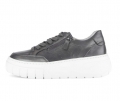 Gabor Damen Sneaker Low Grau - Glattleder