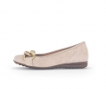 Gabor Damen Sportliche Ballerina Rosa - Rauleder