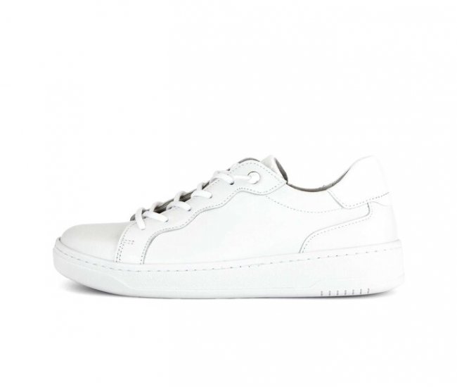 Gabor Damen Sneaker Low Weiß - Materialmix Leder
