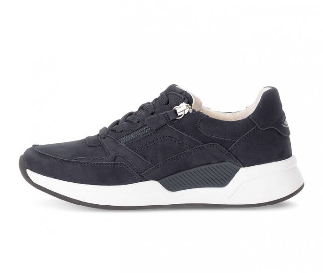 Gabor Damen Sneaker Low Schwarz - Rauleder