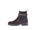 Gabor Damen Chelsea Boot Braun - Rauleder