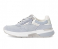 Gabor Damen Sneaker Low Blau - Materialmix Leder/Lederimitat