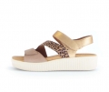 Gabor Damen Plateau Sandale Multicolour - Materialmix Leder