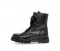 Gabor Damen Schnürstiefelette Schwarz - Glattleder