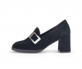Gabor Damen Hochfrontpumps Schwarz - Rauleder